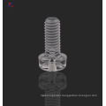 Acrylic Screw transparent plastic screw